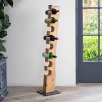 Armstrong Industrial Design Wood Wine Rack - Floor Standing